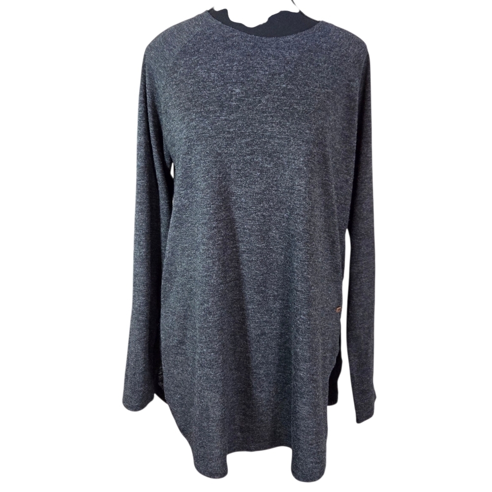 Roots Charcoal Long Sleeve Tee Size Med